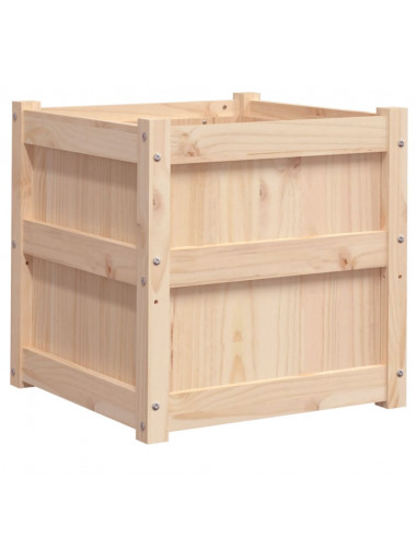 Fioriera da Giardino 50x50x50 cm in Legno Massello di Pino