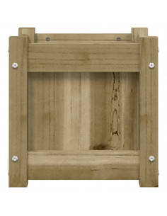 Fioriere da Giardino 2 pz in Legno di Pino Impregnato 2