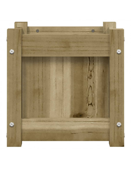 Fioriere da Giardino 2 pz in Legno di Pino Impregnato