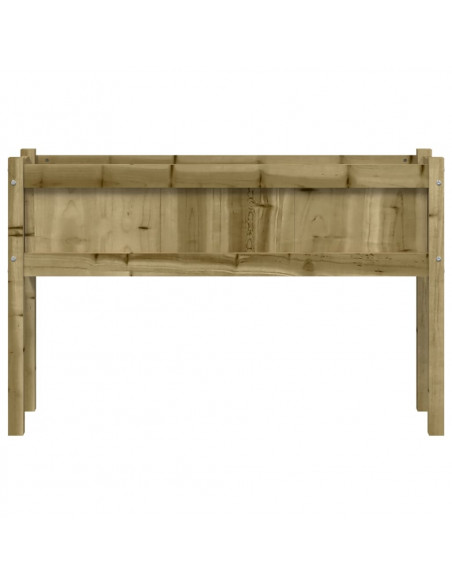 Fioriere da Giardino 2 pz con Gambe in Legno di Pino Impregnato