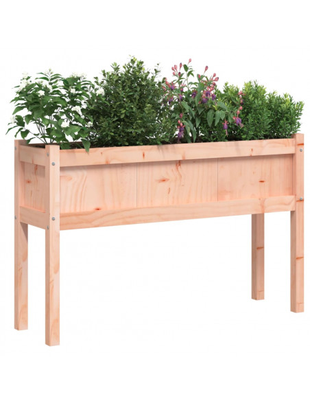 Fioriera Giardino con Gambe 110x31x70 cm Legno Massello Douglas