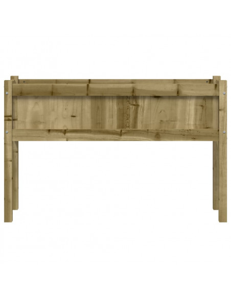 Fioriera Giardino con Gambe 110x31x70 cm Legno Pino Impregnato