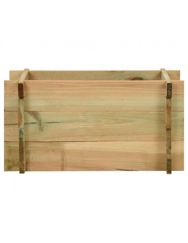 Fioriera Giardino Letto Vegetale Legno Pino Impregnato 40 cm