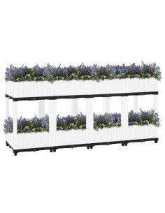 Fioriera Rialzata 160x40x71 cm in Polipropilene 2