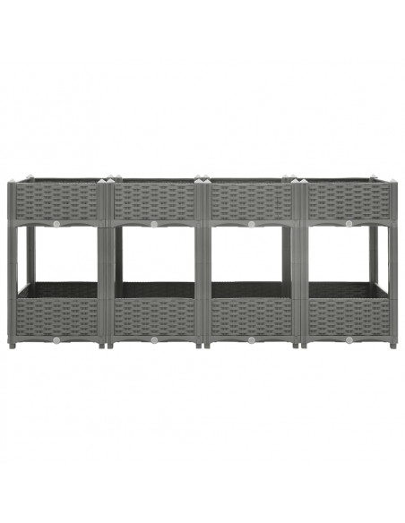 Fioriera Rialzata 160x40x71 cm in Polipropilene