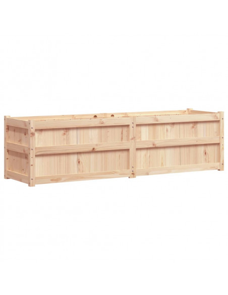 Fioriera da Giardino 180x50x50 cm in Legno Massello di Pino
