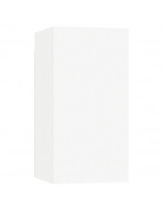 Set di Mobili Porta TV 6 pz Bianco in Legno Multistrato