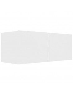 Set Mobili Porta TV 2 pz Bianco in Legno Multistrato