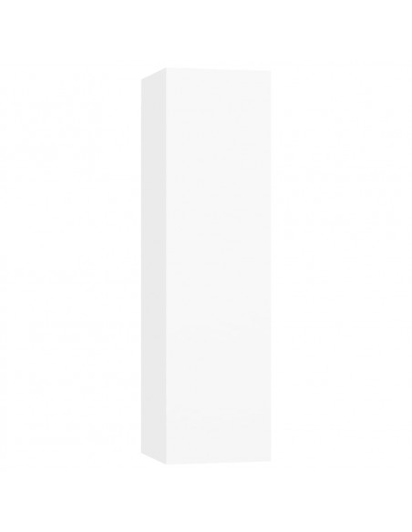 Set di Mobili Porta TV 5 pz Bianco in Legno Multistrato