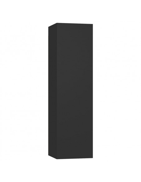 Set di Mobili Porta TV 7 pz Nero in Legno Multistrato