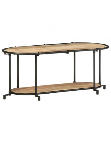 Mobile Porta TV 100x42x40 cm in Massello di Mango Grezzo