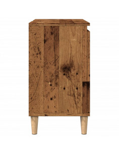 Mobile Lavabo Legno Antico 58x33x60 cm in Legno Multistrato