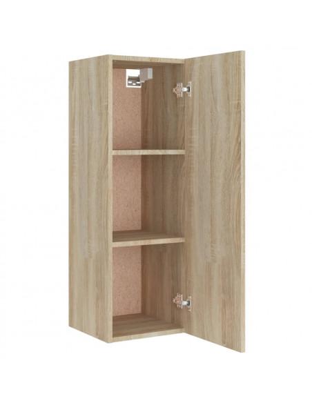 Set di Mobili Porta TV 4 pz Rovere Sonoma in Legno Multistrato