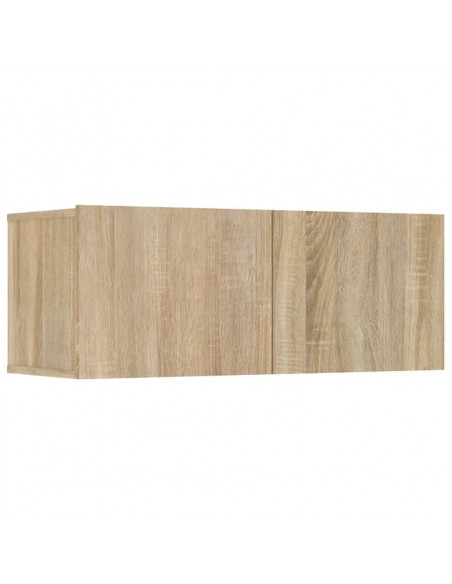 Set di Mobili Porta TV 7 pz Rovere Sonoma in Legno Multistrato