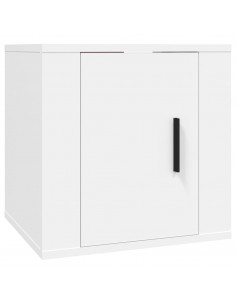 Set di Mobili Porta TV 6 pz Bianco in Legno Multistrato