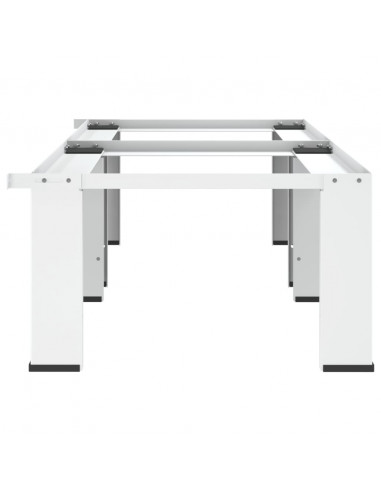 Supporto Doppio per Lavatrice e Asciugatrice Bianco