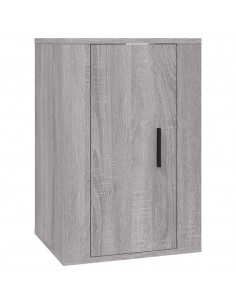 Set di Mobili Porta TV 4 pz Grigio Sonoma in Legno Multistrato