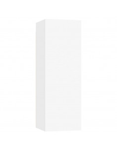 Set di Mobili Porta TV 5 pz Bianco in Legno Multistrato