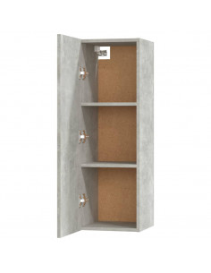 Set di Mobili Porta TV 5 pz Grigio Cemento in Legno Multistrato