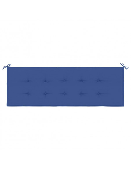 Cuscino per Panca Blu Reale 150x50x3 cm in Tessuto Oxford