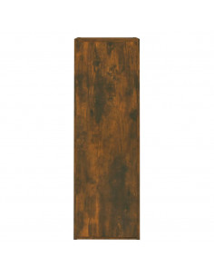 Set di Mobili Porta TV 4 pz Rovere Fumo in Legno Multistrato