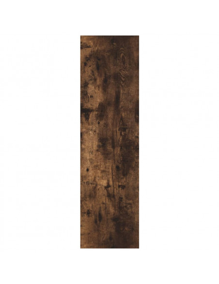 Set di Mobili Porta TV 4 pz Rovere Fumo in Legno Multistrato