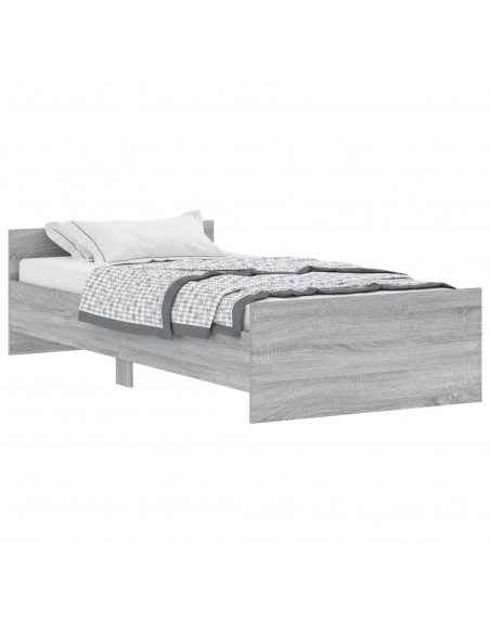 Giroletto Grigio Sonoma 90x200 cm in Legno Multistrato