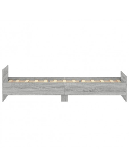 Giroletto Grigio Sonoma 90x200 cm in Legno Multistrato