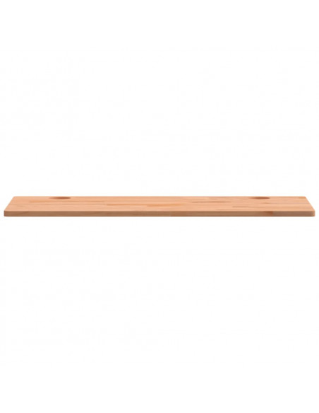 Piano per Scrivania 110x55x1,5 cm in Legno Massello di Faggio