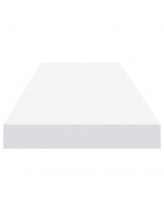 Scaffali a Parete 2 pz Bianchi 90x23,5x3,8 cm in MDF