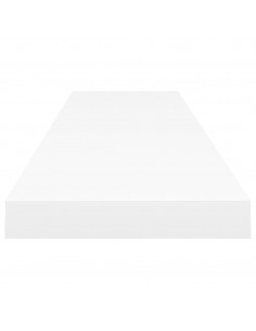 Scaffali a Parete 2 pz Bianchi 120x23,5x3,8 cm in MDF