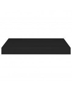 Scaffali a Parete 4 pz Neri 40x23x3,8 cm in MDF