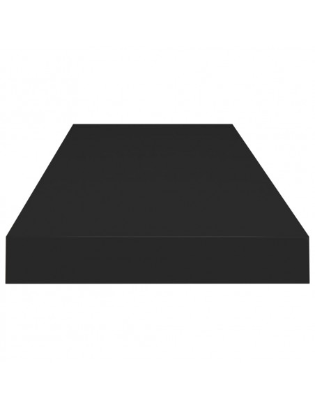 Scaffali a Parete 4 pz Neri 80x23,5x3,8 cm in MDF