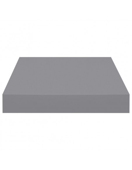 Scaffali a Parete 2 pz Grigi 23x23,5x3,8 cm in MDF