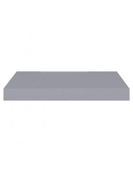 Scaffali a Parete 2 pz Grigi 40x23x3,8 cm in MDF