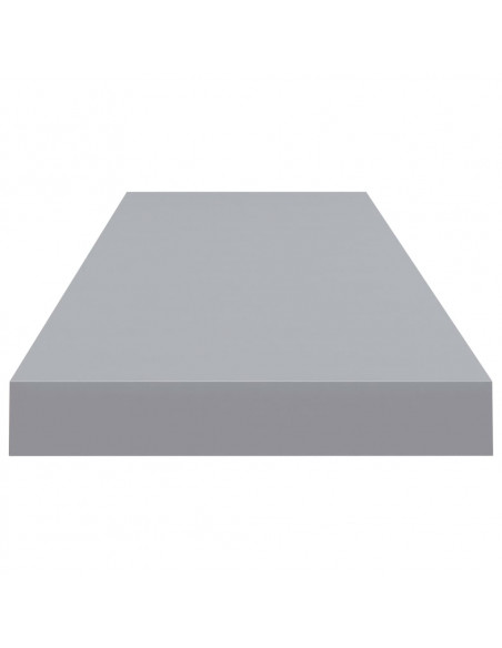 Scaffali a Parete 4 pz Grigi 90x23,5x3,8 cm in MDF