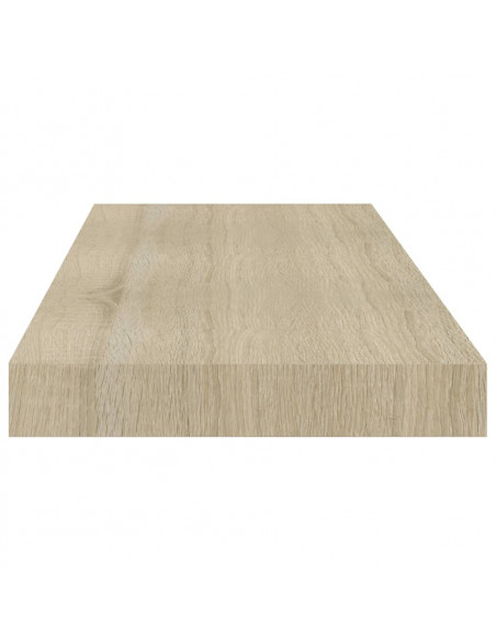 Scaffali a Parete 4 pz Rovere 60x23,5x3,8 cm in MDF