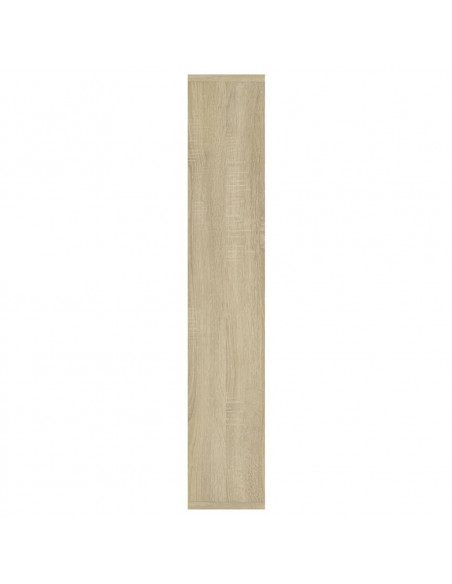 Scaffale a Parete Rovere Sonoma 36x16x90 cm Legno Multistrato