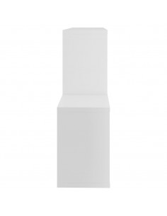 Scaffale a Parete Bianco 100x18x53 cm in in Multistrato