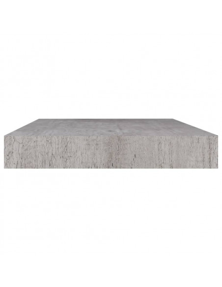 Scaffali a Parete 4 pz Grigio Cemento 40x23x3,8 cm in MDF