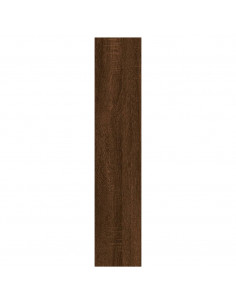 Scaffale a Parete Rovere Marrone 90x16x78 cm Legno Multistrato