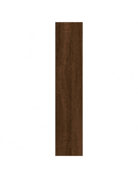 Scaffale a Parete Rovere Marrone 90x16x78 cm Legno Multistrato