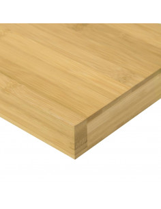 Scaffale a Parete 40x20x4 cm in Bambù