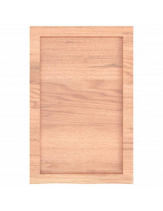 Ripiano Muro Marrone 40x60x(2-4) cm Massello Rovere Trattato