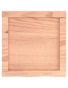 Ripiano Muro Marrone 40x40x(2-4) cm Massello Rovere Trattato