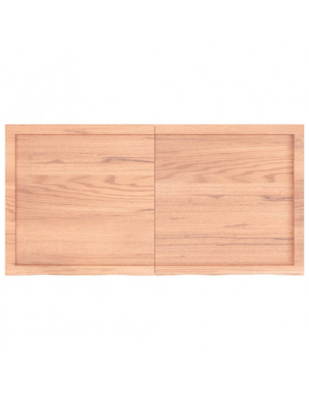 Ripiano Muro Marrone 120x60x(2-4) cm Massello Rovere Trattato