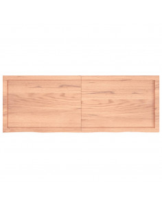 Ripiano Muro Marrone 140x50x(2-4) cm Massello Rovere Trattato