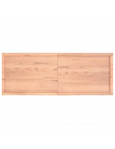 Ripiano Muro Marrone 160x60x(2-6) cm Massello Rovere Trattato