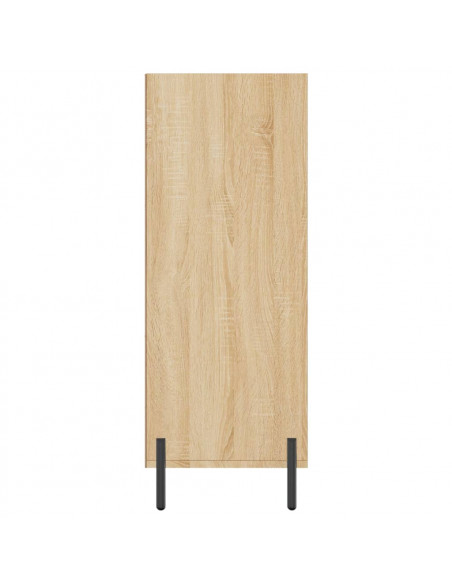 Scaffale Rovere Sonoma 69,5x32,5x90 cm in Legno Multistrato
