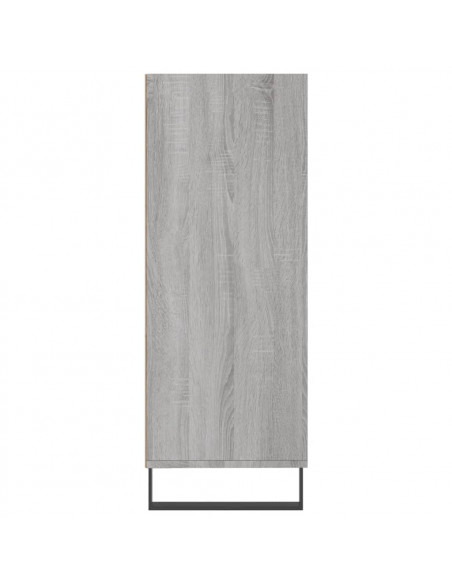Scaffale Grigio Sonoma 69,5x32,5x90 cm in Legno Multistrato